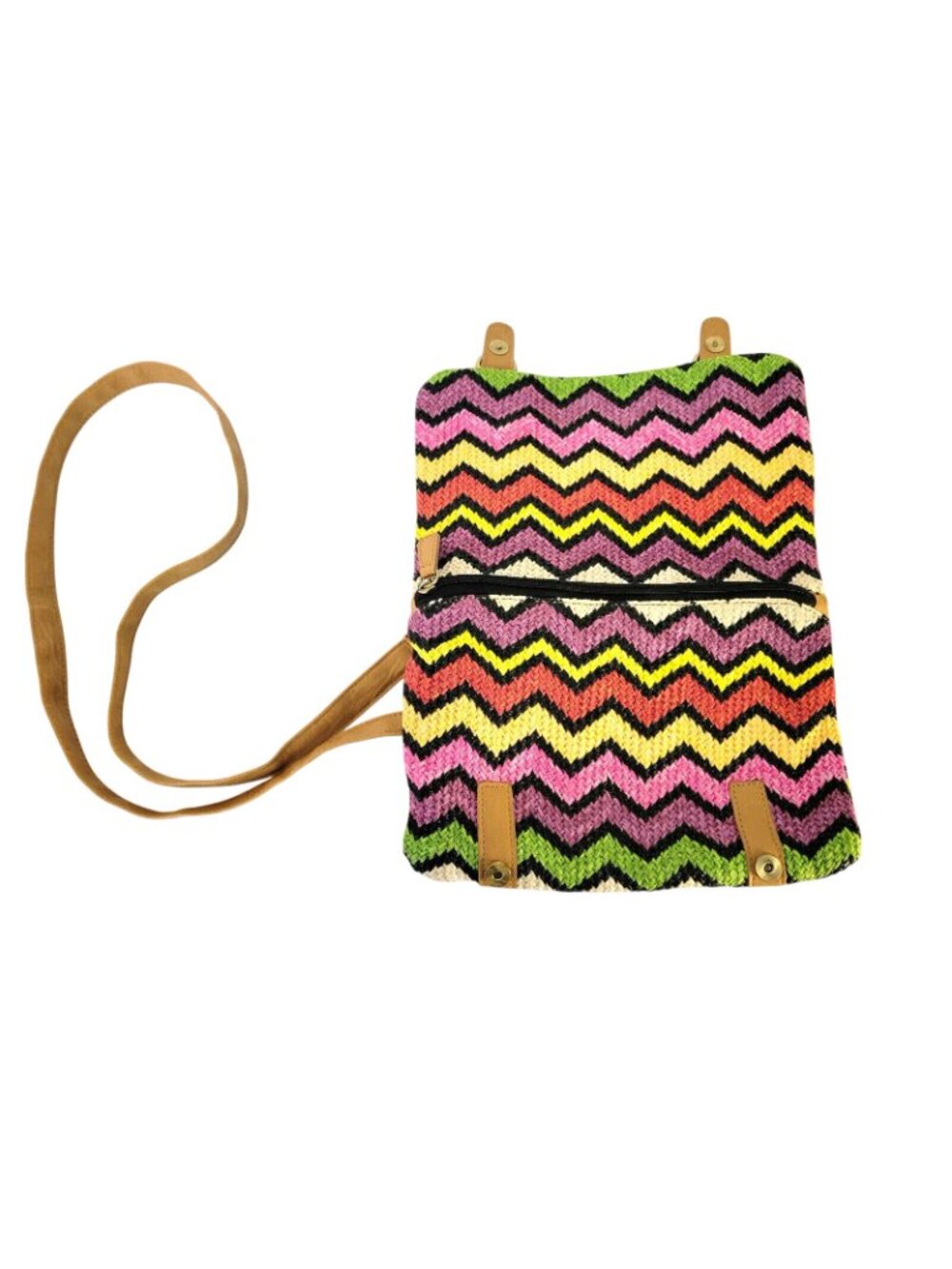 Olivia and Joy Chevron Cross Body Bag - Picture 3 of 6